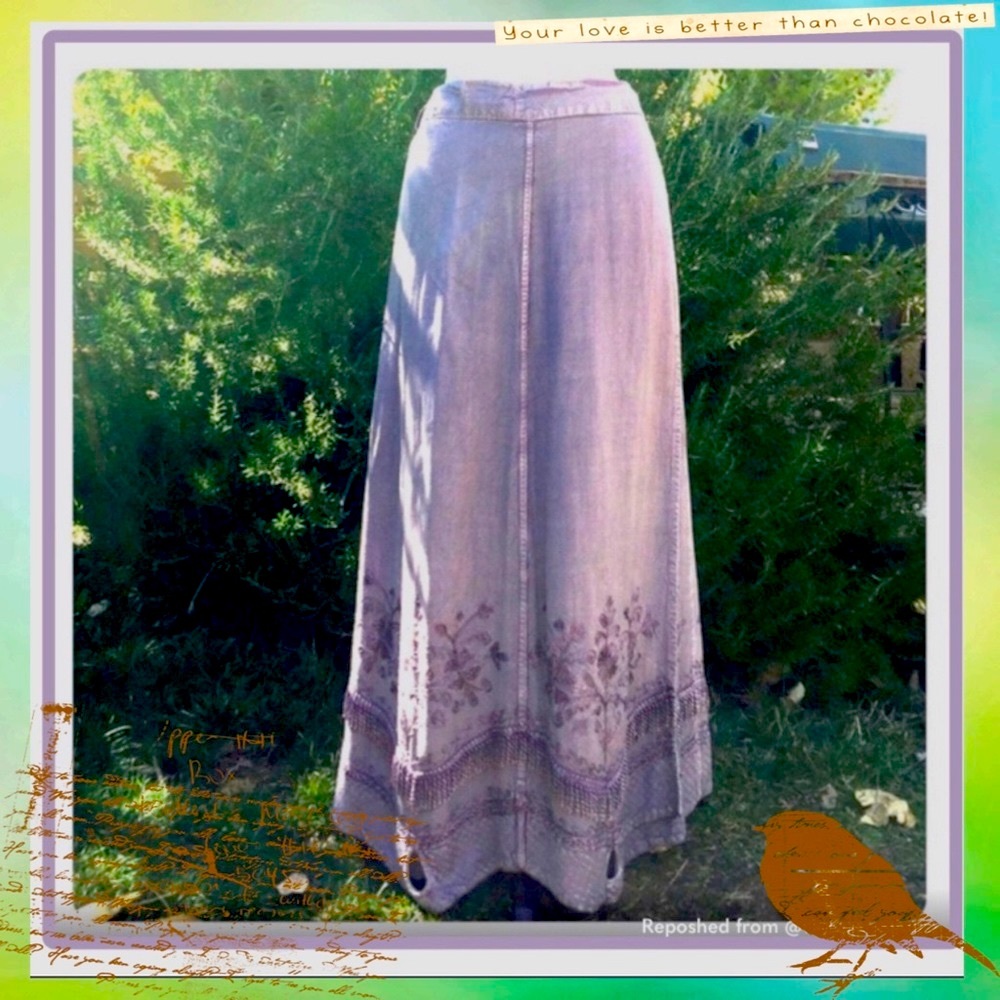 Bohemian Maxi Skirt